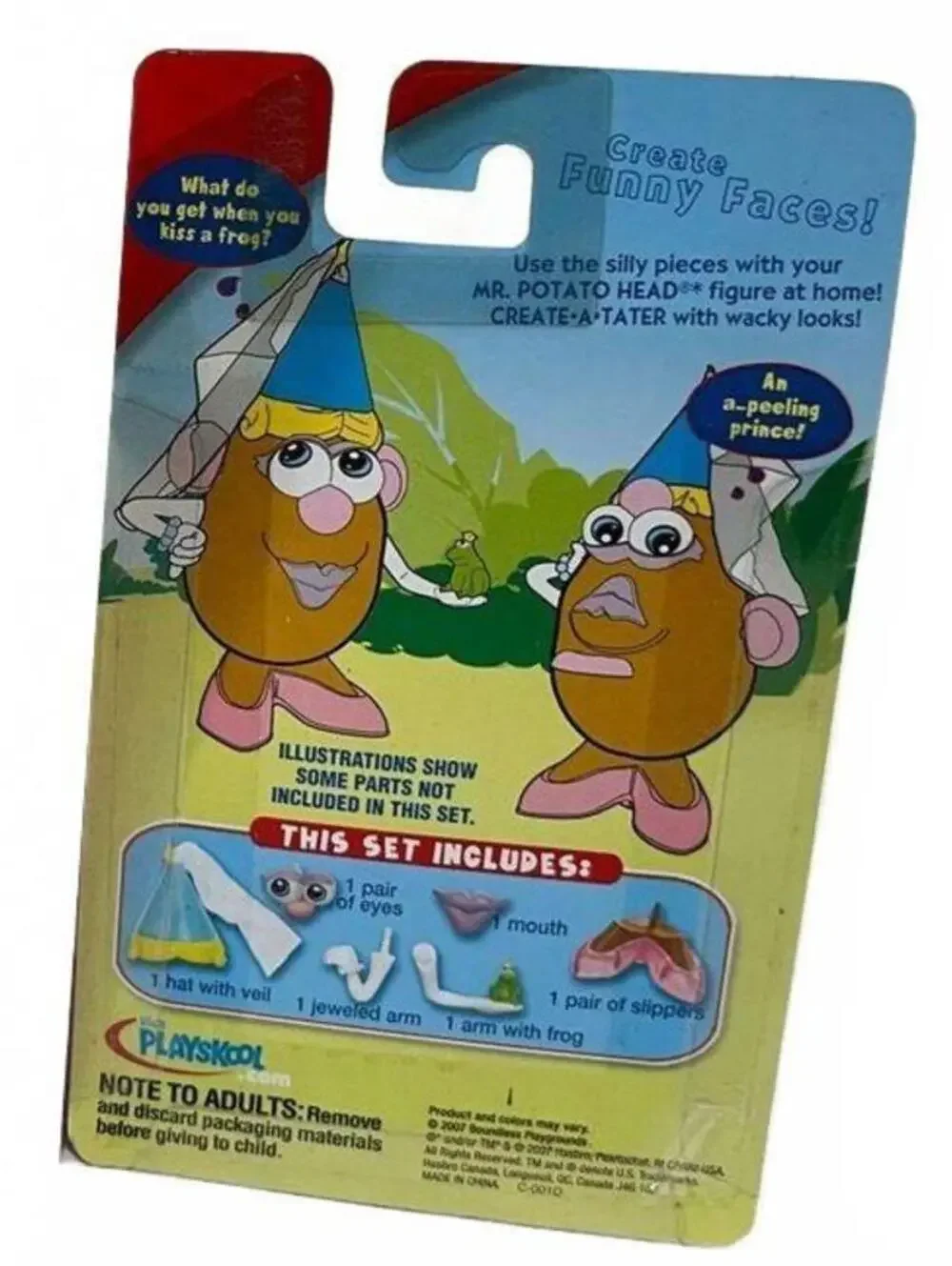 Vintage New Mr. Potato Head Parts 'n Pieces: Princess Spud Accessories